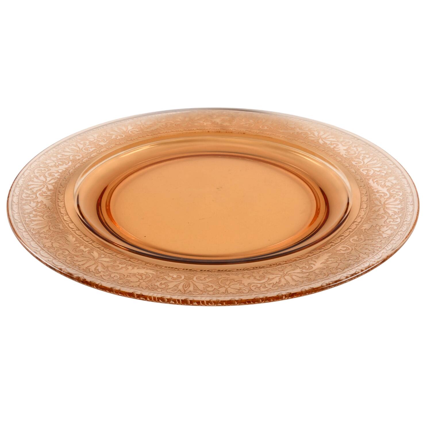 Royal Amber Dinner Plate by Fostoria-1