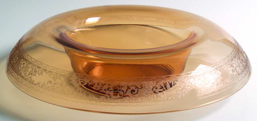 Royal Amber Console Bowl by Fostoria-1