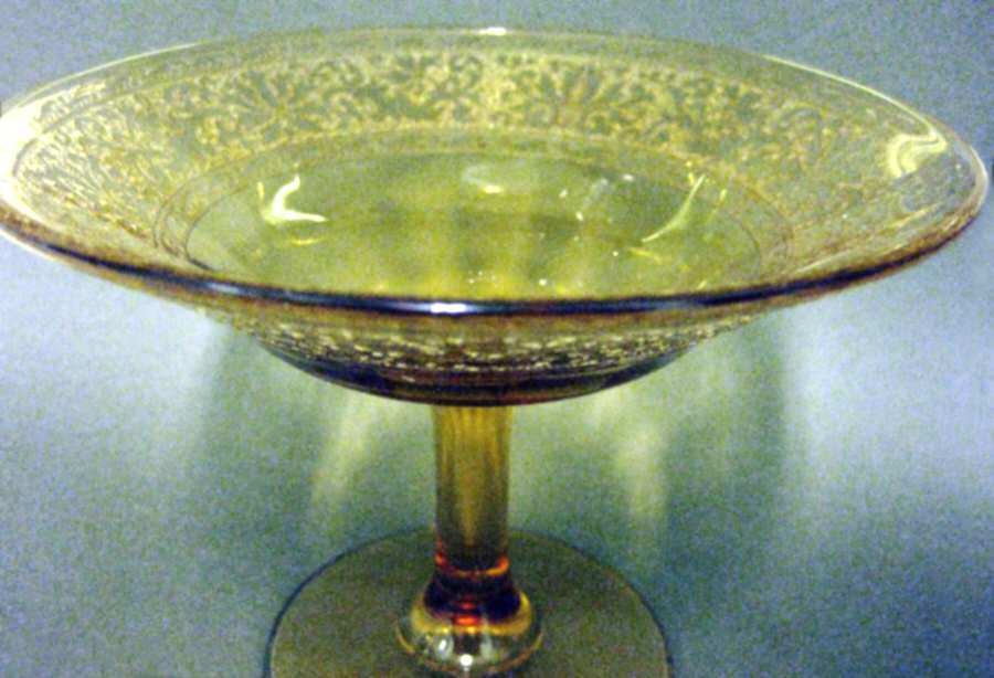 Royal Amber 5" Height Open Compote by Fostoria-1
