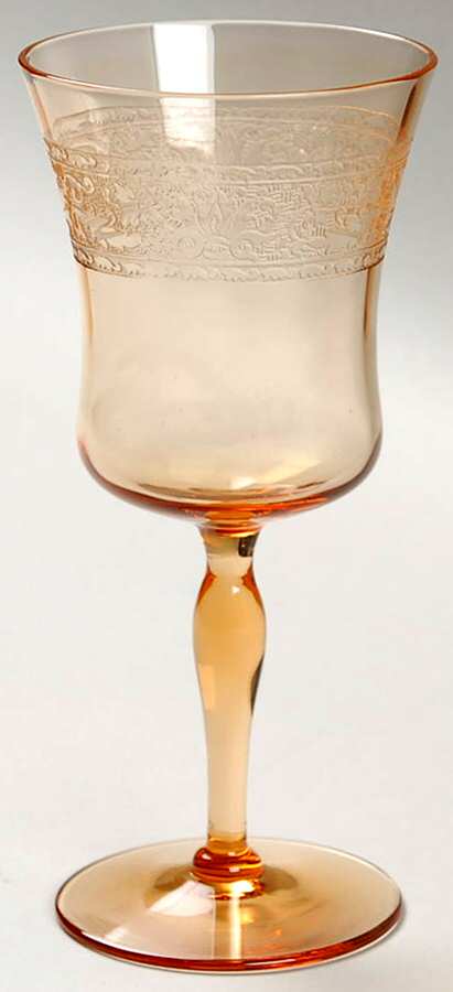 Royal Amber Claret Wine by Fostoria-1