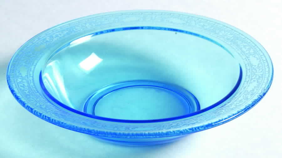 Royal Blue Small Fruit Dessert Bowl by Fostoria-1