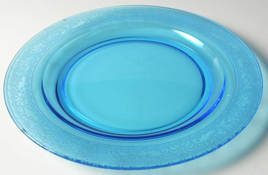 Royal Blue Luncheon Plate by Fostoria-1
