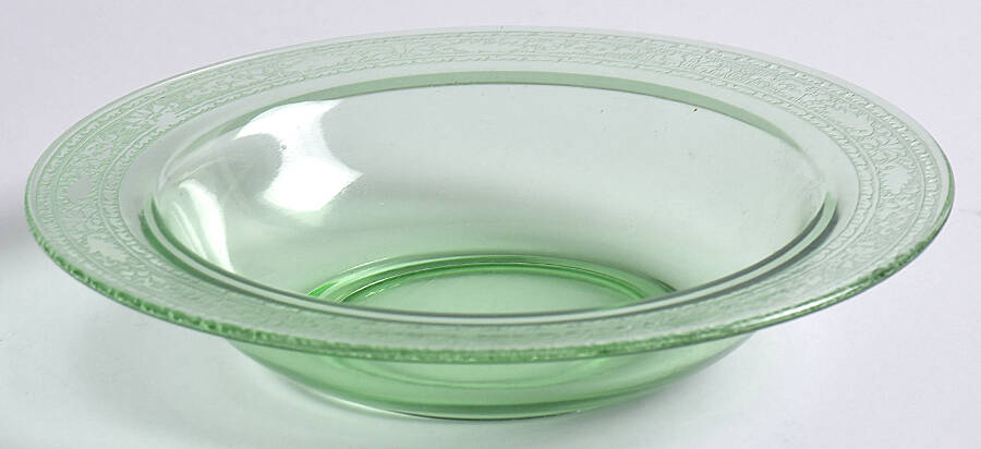 Royal Green Small Fruit Dessert Bowl by Fostoria-1