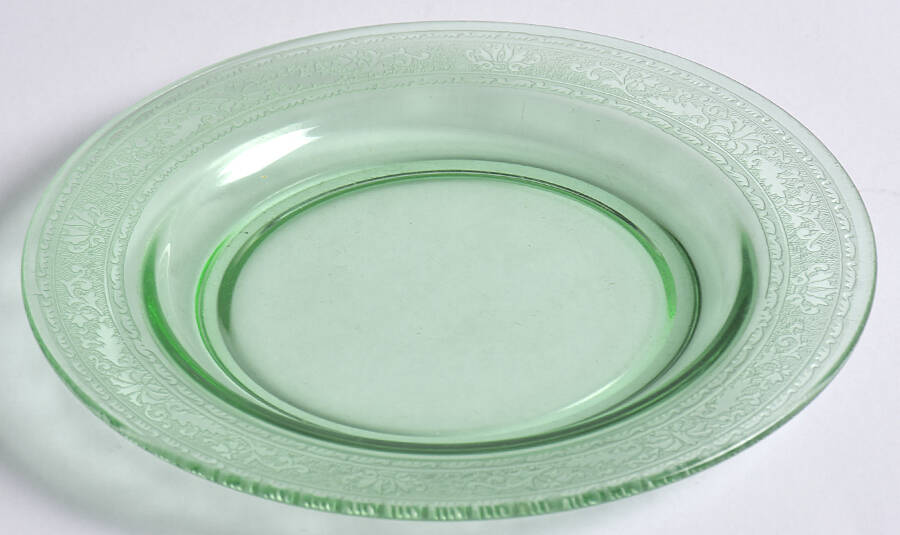 Royal Green Bread & Butter Plate by Fostoria-1