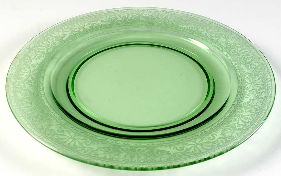 Royal Green Dinner Plate by Fostoria-1