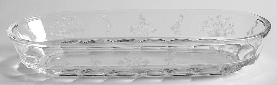 Sampler (Stem #6025) Pickle Dish by Fostoria-1