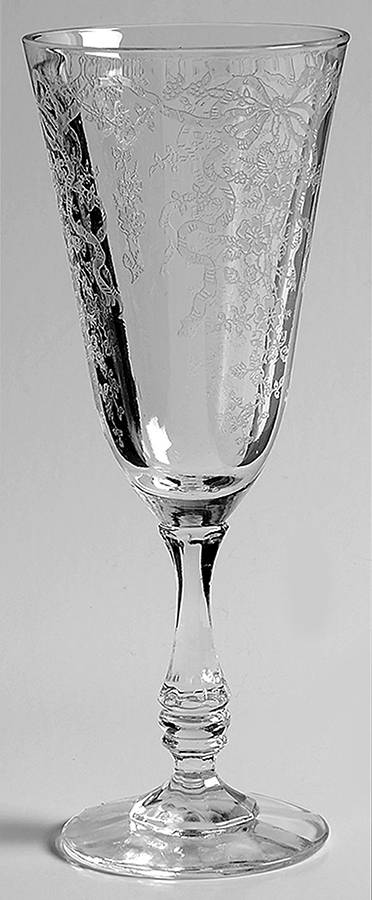Satin Ribbon Fluted Champagne by Fostoria-1