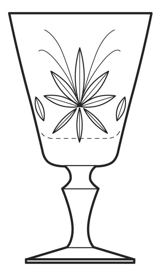 Savannah Water Goblet by Fostoria-1