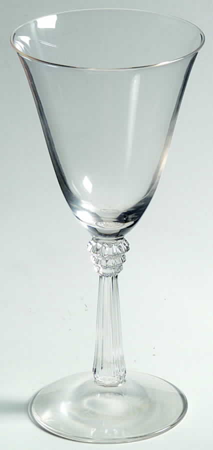Sceptre Clear Water Goblet by Fostoria-1