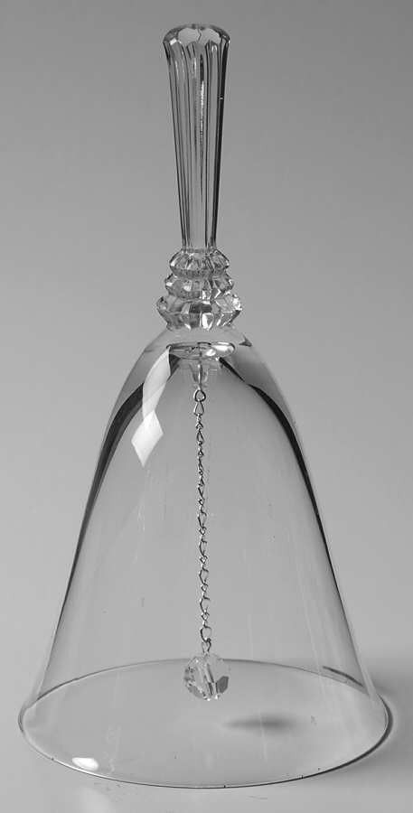 Sceptre Clear Bell Made From Goblet by Fostoria-1