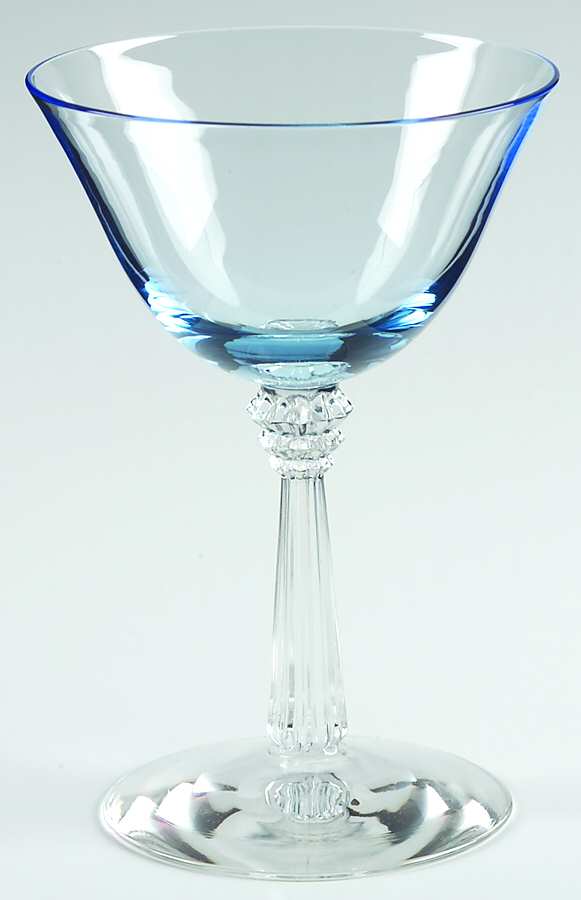 Sceptre Blue Champagne/Tall Sherbet by Fostoria-1