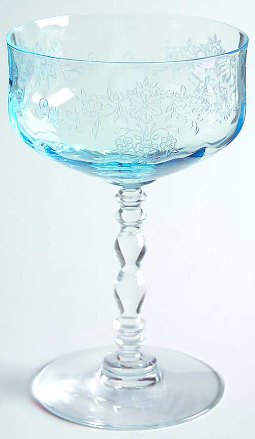 Serenity Blue Champagne/Tall Sherbet by Fostoria-1
