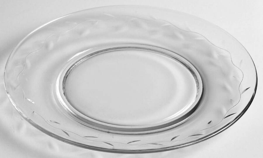 Serenity (6072, Cut 868) 7" Salad Plate by Fostoria-1