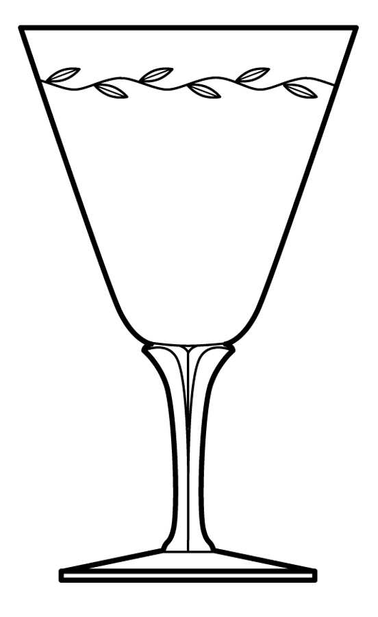 Serenity (6072, Cut 868) Water Goblet by Fostoria-1