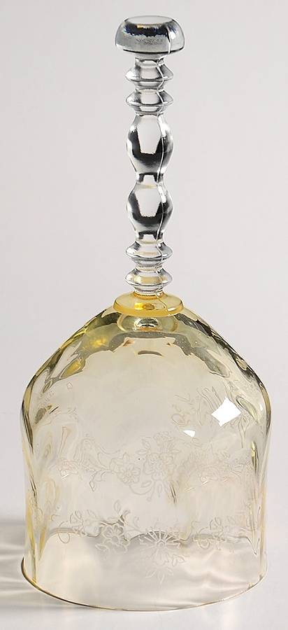 Serenity Yellow 6" Bell by Fostoria-1
