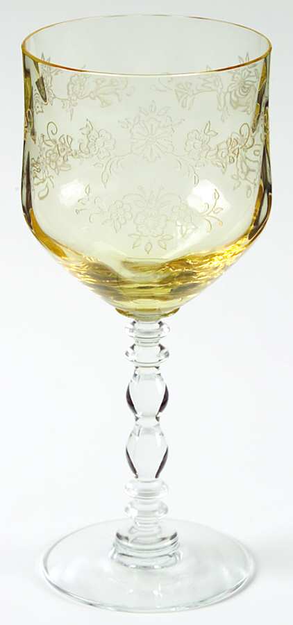 Serenity Yellow Claret Wine by Fostoria-1