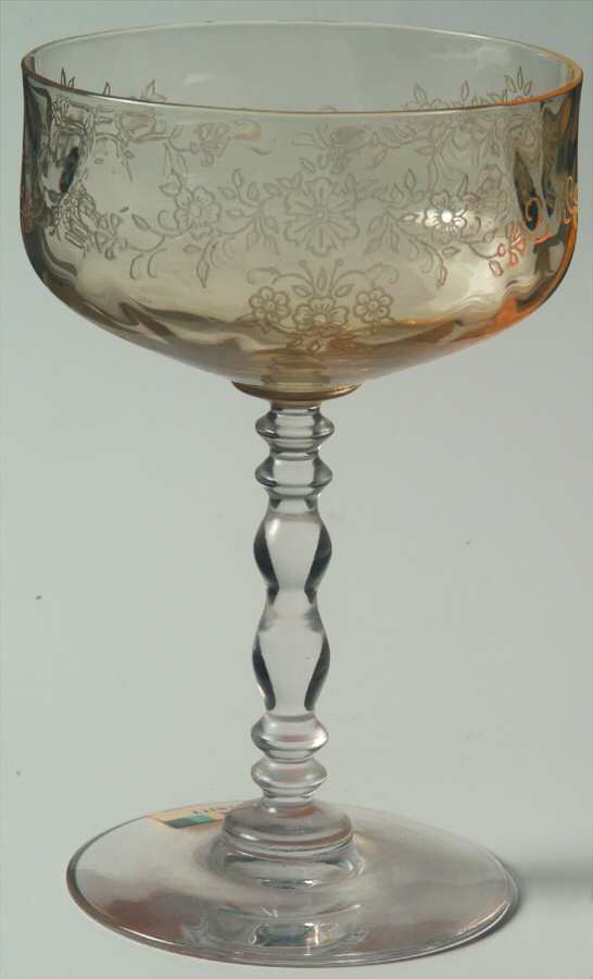 Serenity Yellow Champagne/Tall Sherbet by Fostoria-1