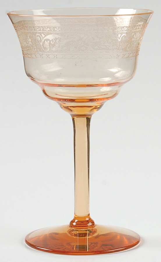 Seville Amber Liquor Cocktail by Fostoria-1