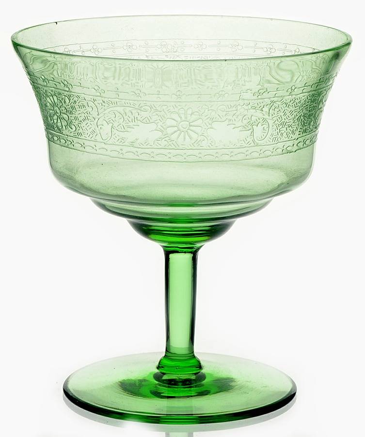 Seville Green Low Sherbet by Fostoria-1