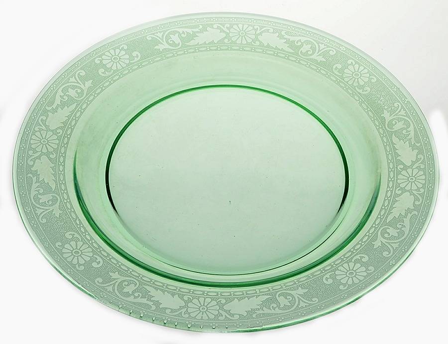 Seville Green Dinner Plate by Fostoria-1