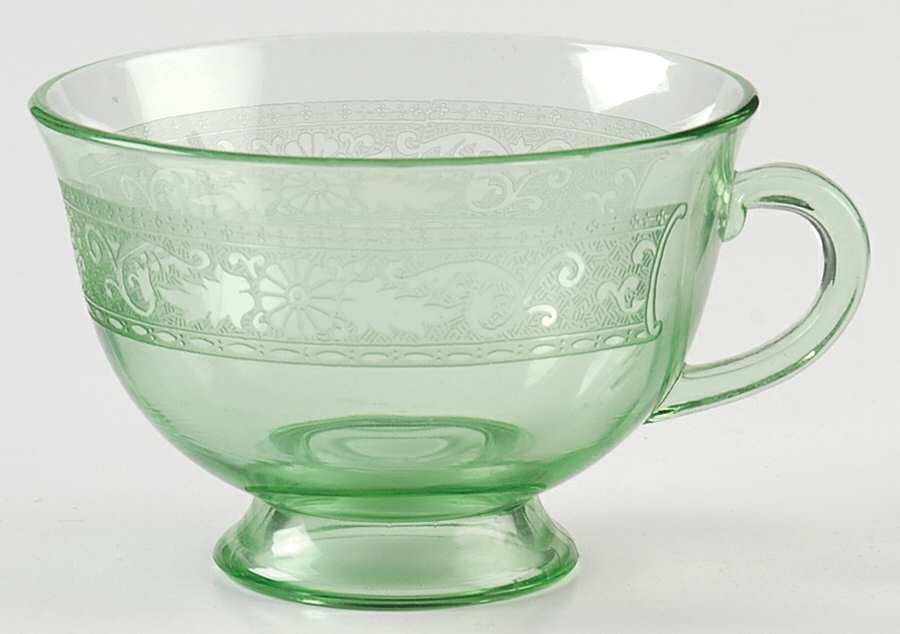 Seville Green Cup Only by Fostoria-1