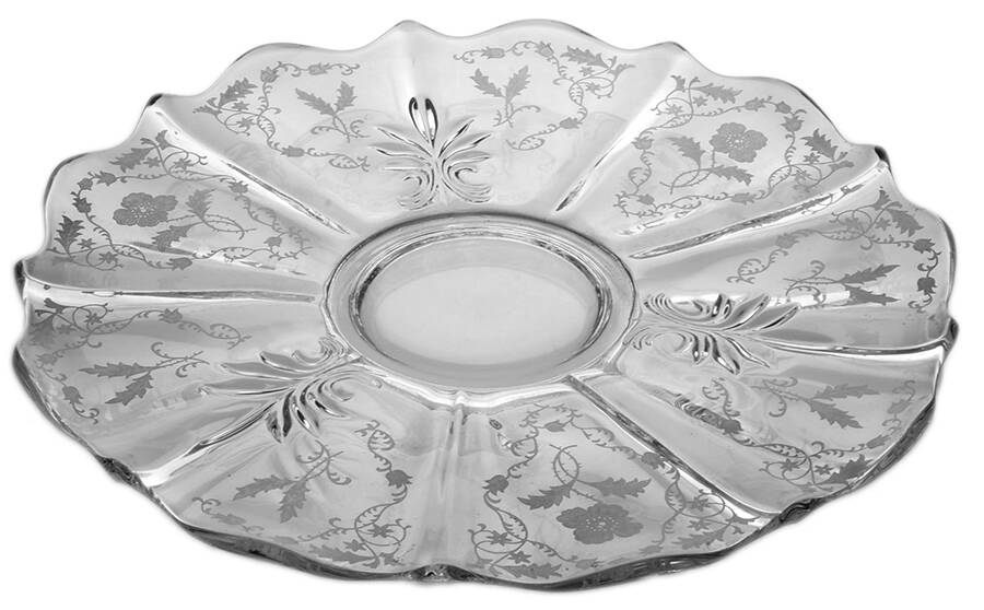 Shirley 13" Torte Plate (Baroque Shape) by Fostoria-1