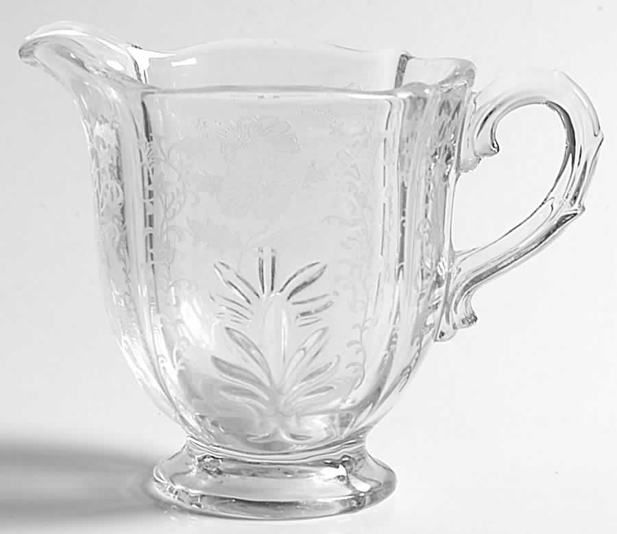 Shirley Footed Creamer (Baroque Shape) by Fostoria-1