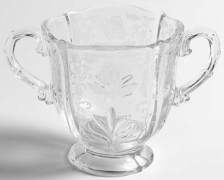 Shirley Open Sugar (Baroque Shape) by Fostoria-1