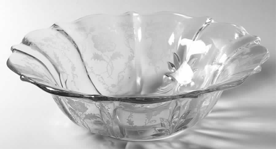 Shirley 11" Flared Bowl (Baroque Shape) by Fostoria-1