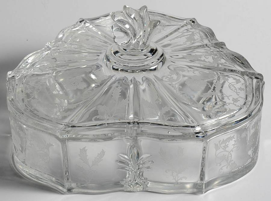 Shirley 3 Part Candy Box & Lid by Fostoria-1