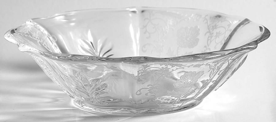 Shirley Small Fruit/Sauce Bowl (Baroque Shape) by Fostoria-1