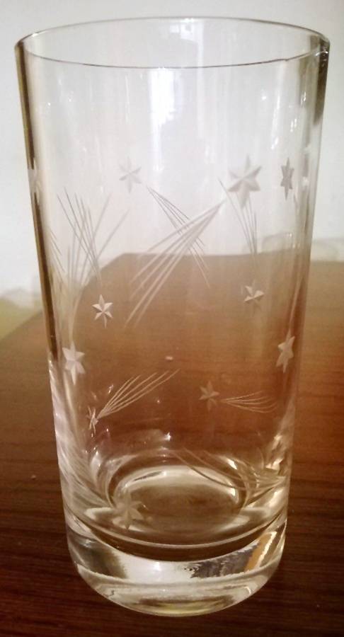 Shooting Stars Flat Tumbler by Fostoria-1