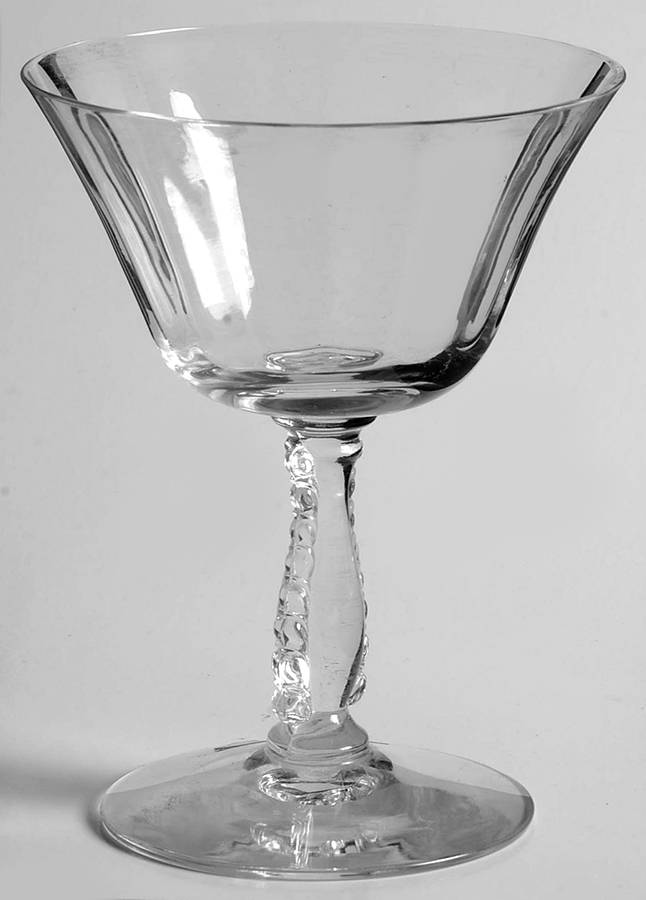 Silver Flutes Low Sherbet by Fostoria-1