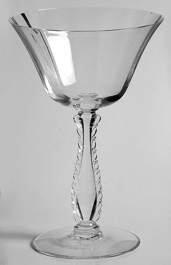 Silver Flutes Champagne/Tall Sherbet by Fostoria-1