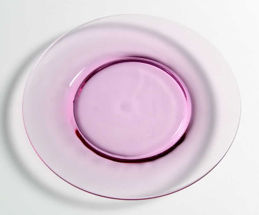 Silhouette Pink 7" Salad Plate by Fostoria-1