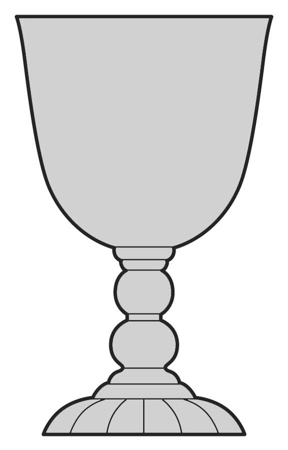 Silver Mist Water Goblet by Fostoria-1