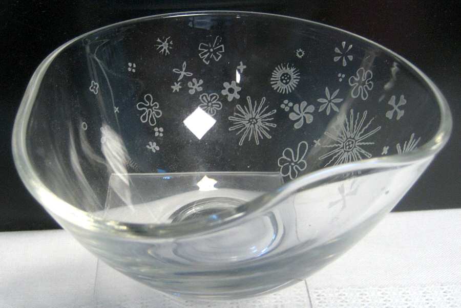 Skyflower Mayonnaise Bowl, Bowl Only by Fostoria-1