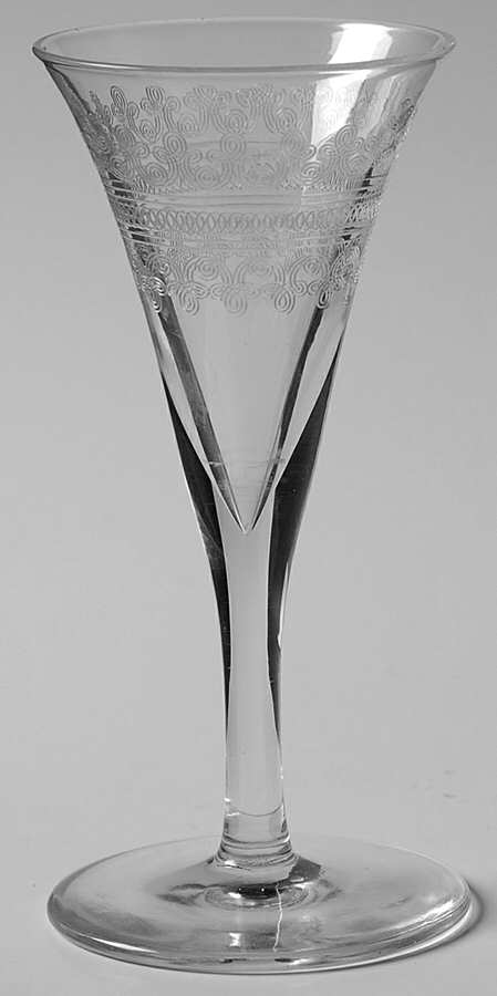Small Cloverleaf Sherry Glass by Fostoria-1