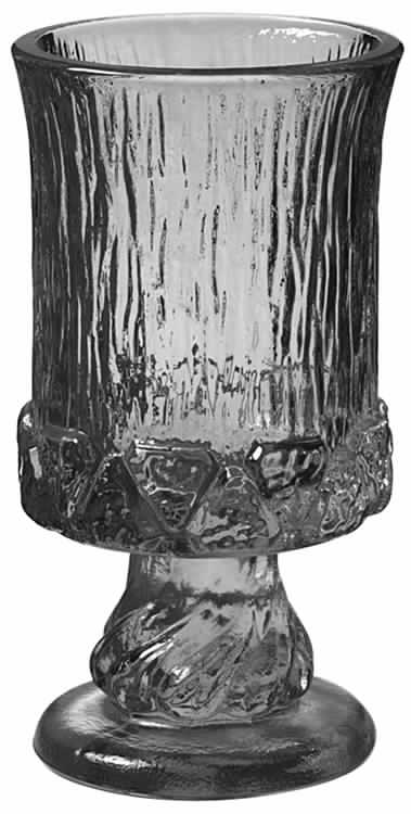 Sorrento Brown Water Goblet by Fostoria-1