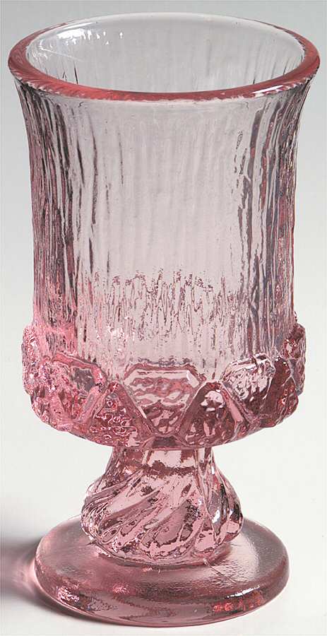 Sorrento Pink Water Goblet by Fostoria-1