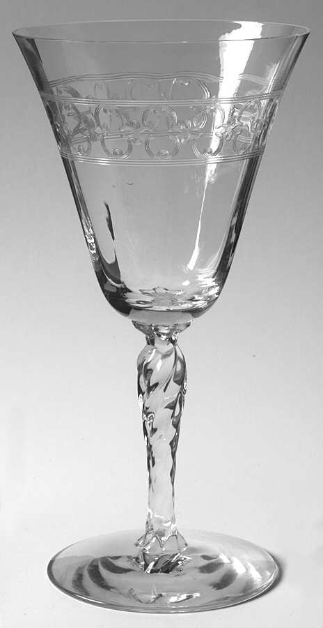 Spartan Clear Water Goblet by Fostoria-1