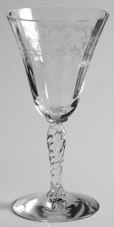 Spartan Clear Wine Glass by Fostoria-1
