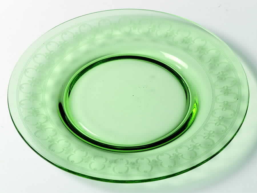 Spartan Green 7" Salad Plate by Fostoria-1