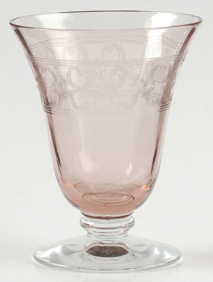 Spartan Orchid (Lightt, Purple) 2 1/2 Oz Footed Tumbler by Fostoria-1