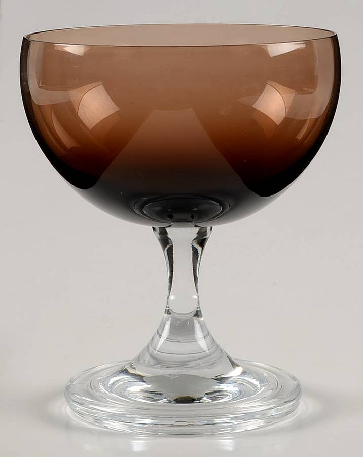 Sphere Brown Champagne/Tall Sherbet by Fostoria-1