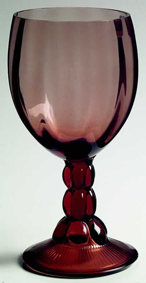 Splendor Rust Water Goblet by Fostoria-1