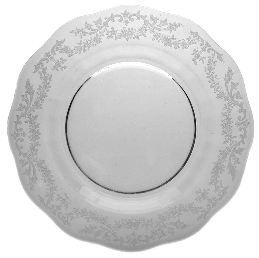 Springtime (Stem #6012, Etch 318) 7" Salad Plate by Fostoria-1