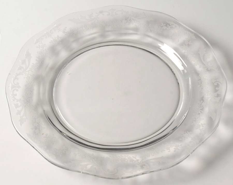 Springtime (Stem #6012, Etch 318) Luncheon Plate by Fostoria-1