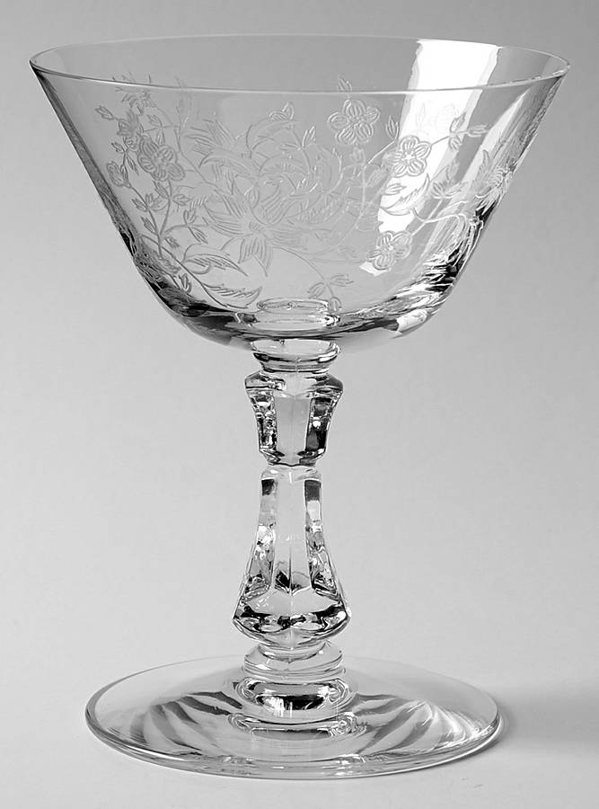Starflower Champagne/Tall Sherbet by Fostoria-1