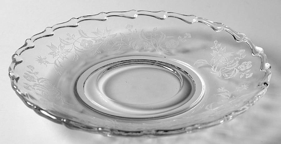 Starflower Saucer Only by Fostoria-1